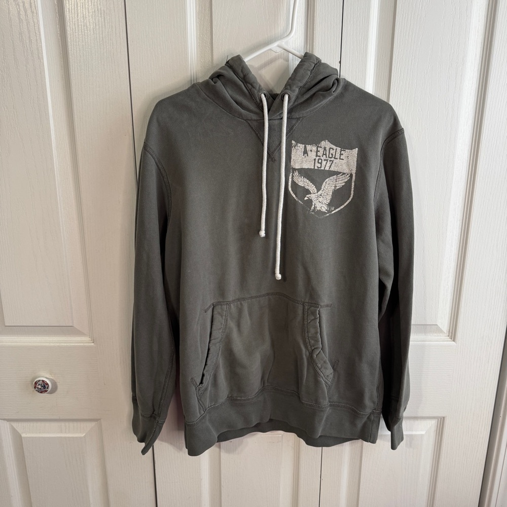 American Eagle gray vintage fit‎ hoodie size large